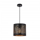 Morgan lampa wisząca 1xE27 czarna, złota ML1800 Milagro