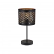 Morgan lampka nocna 1xE27 czarna, złota ML1802 Milagro
