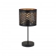 Morgan lampka nocna 1xE27 czarna, złota ML1802
