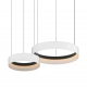 Orbita lampa wisząca 72W LED 4500lm 4000K biała, czarna ML1187