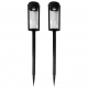 Path lampa solarna stojąca IP44 0.1W LED 5lm 3000K czarna EKO1454