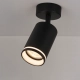 Pipe Ring lampa sufitowa 1XGU10 czarna ML2067