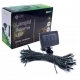 Pod Parasol lampa solarna IP44 0.14W LED 6000K czarna EKO0443