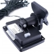 Pod Parasol lampa solarna IP44 0.14W LED 6000K czarna EKO0443