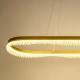 Preciosa lampa wisząca 45W LED 3600lm 4000K złota ML1868