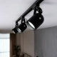 Quber reflektor do szynoprzewodu 1F 1XE27 czarna ML2274
