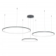 Saturno lampa wisząca 100W LED 4500lm 4000K czarna ML0846 Milagro