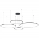 Saturno lampa wisząca 120W LED 5400lm 4000K czarna ML0848