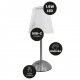 Tacoma lampka nocna 1.6W LED 240lm CCT 3000K-6000K satyna ML1291