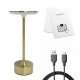 Tavolo lampka nocna 2.5W LED 250lm CCT 3000K-6000K złota ML2268