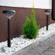 Tom lampa solarna stojąca IP44 0.1W LED RGB czarna EKO1452