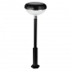 Tom lampa solarna stojąca IP44 0.1W LED RGB czarna EKO1452