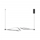 Twister lampa wisząca 56W LED 3700lm 4000K czarna ML1189