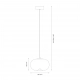 Vaso 1 lampa wisząca 4W LED 388lm 3000K złota ML1399