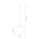 Vaso 2 lampa wisząca 4W LED 388lm 3000K złota ML1402