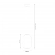 Vaso 3 lampa wisząca 4W LED 388lm 3000K biała ML1404