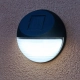 Wall kinkiet solarny IP44 0.06W LED 2lm 6000K czarny EKO0606