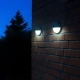 Wall kinkiet solarny IP44 0.06W LED 2lm 6000K czarny EKO0606