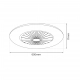 Zephyr lampa sufitowa wentylator 48W LED CCT 3000K-6000K srebrny ML1515