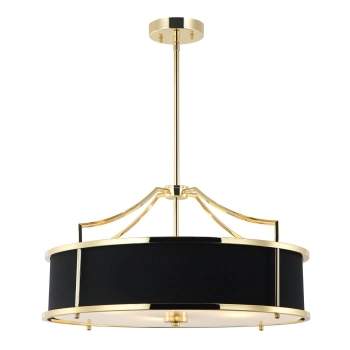 Stanza Gold Nero M lampa wisząca E27 złota Orlicki Design