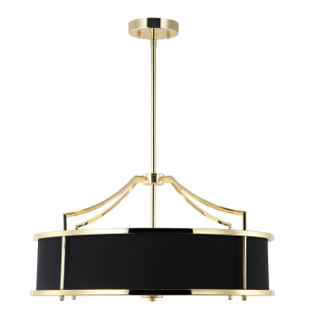 Stanza Gold Nero M lampa wisząca E27 złota Orlicki Design