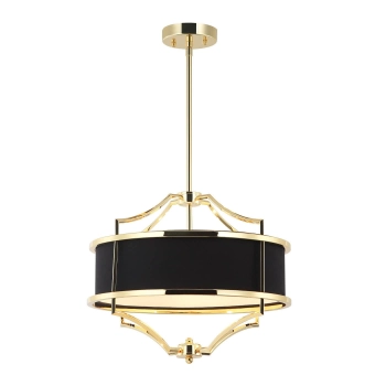 Stesso Gold Nero S lampa wisząca E27 złota Orlicki Design