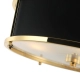 Stanza Gold Nero S lampa wisząca E27 złota