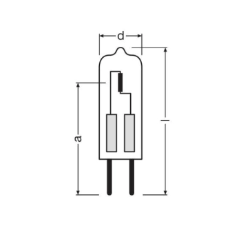 Żarnik halogenowy Halostar 20W G4