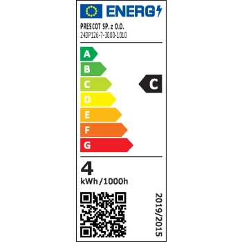 Taśma LED Delux Pro 24V szer.10mm 7,2W/m IP20 1200lm/m 3000K rolka 10m