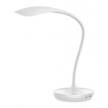 Belmont lampka stołowa USB LED 5W 400lm 6418 biała Rabalux