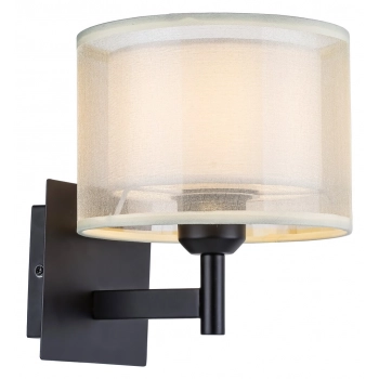 Aneta lampa ścienna, stołowa E27 5093 czarny Rabalux