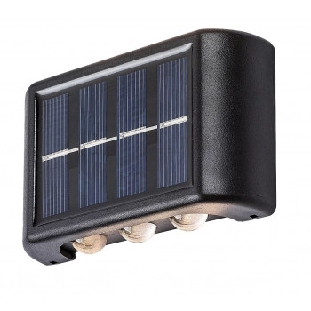 Kangton Solar kinkiet IP44 LED 1,2W 8lm 3000K 77024 czarny Rabalux