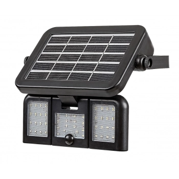 Lihull Solar kinkiet IP44 LED 9,6W 500lm 4000K 77020 czarny Rabalux