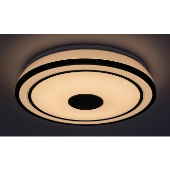 Nkolaus lampa sufitowa LED 24W 1600lm 71030 czarna Rabalux
