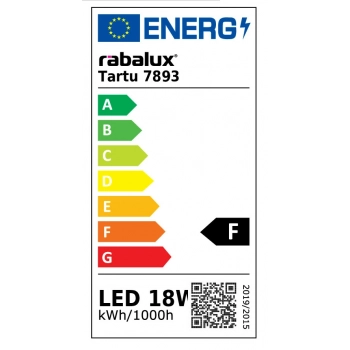 Tartu lampa sufitowa LED 7893 18W 1800lm 2800K IP44