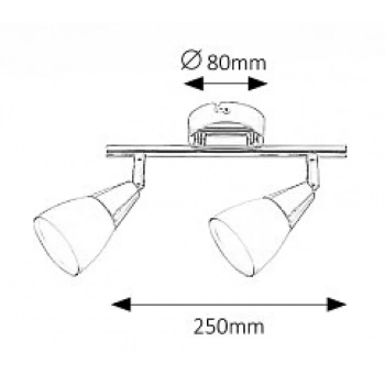 Nicolette lampa sufitowa E14 6768