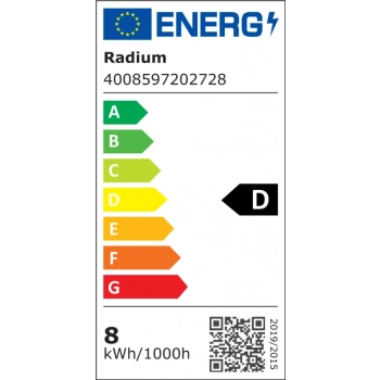 Tuba LED 549mm T5 8W/840 G5 1200lm 4000K AC (zamiennik świetlówki T5 14W/840 G5) wymaga bezpośredniego doprowadzenia 230V (L, N) do nóżek tuby