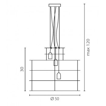 Lana lampa wisząca  67795