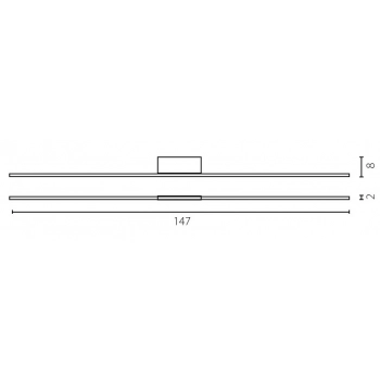 Listwa 147 LED kinkiet  67875