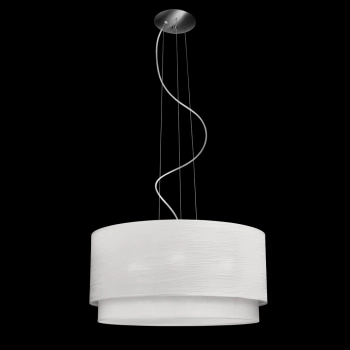 Ramko Net W4 lampa wisząca 4 x E27 abażur ecru