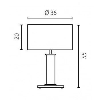 Nodo Kolor 67600 lampka gabinetowa