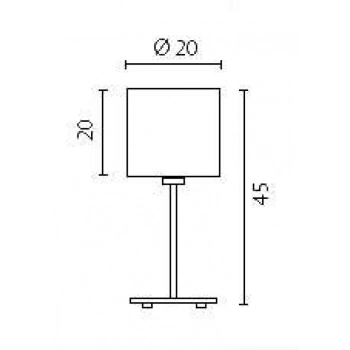 Rondo Plisa 67577 lampka biurkowa