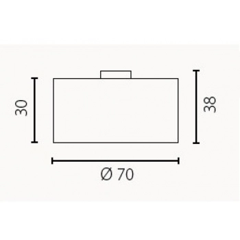 Rondo Plisa Plafon 70 67575