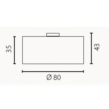 Rondo Plisa Plafon 80 67576