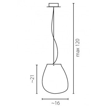 Sasso lampa wisząca  67650