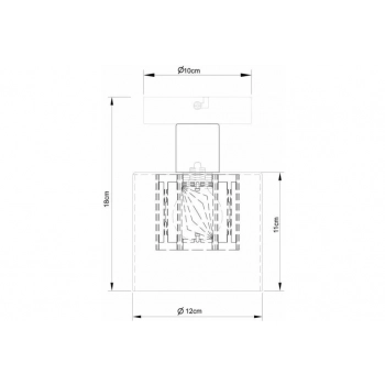 Elmo lampa sufitowa 1xE14 chrom 638801-06