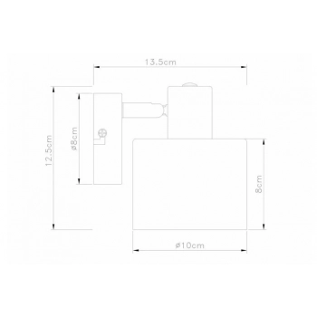 Elmo lampa sufitowa 1xE14 chrom 838801-06