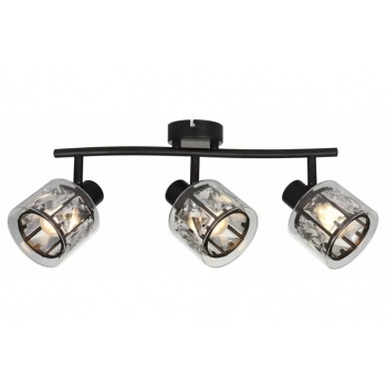 Elmo lampa sufitowa 3xE14 czarna 838803-02 Reality