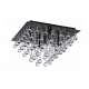 Lancaster Crystal lampa sufitowa 5xE14 czarna 627805-29 Reality