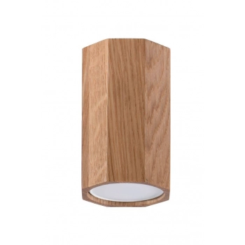 Sollux Zeke 10 cm lampa sufitowa drewniana GU10 dąb SL.1033